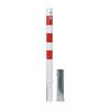 Barrier post steel tube - Ø 76 x 2.6 mm removable, with profile cylinder lock