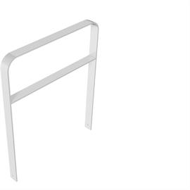 Bent flat steel lean-to bracket, 80 x 12 mm