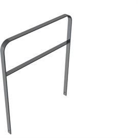Bent flat steel lean-to bracket, 50 x 12 mm