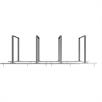 Bicycle stand as a row system lean-to steel tube 50 x 12 mm | Bild 3