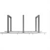Bicycle stand as row system lean-to steel tube 60 x 60 mm | Bild 3