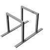 Bicycle stand as row system lean-to steel tube 60 x 60 mm | Bild 2