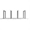 Bicycle stand as row system lean-to steel tube 60 x 60 mm | Bild 3