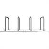 Bicycle stand as row system lean-to steel tube - Ø 48 mm | Bild 3