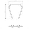 Bicycle stand STR 13 -bicycle stand / lean-to parker / lean-to stand | Bild 5