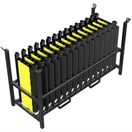 Cable bridges SET consisting of: 1x storage and transport pallet to hold cable bridges (Art.-