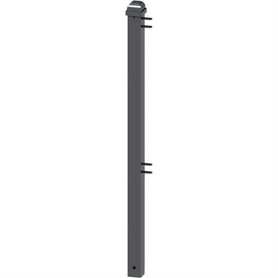 City fence post and fence element