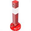 Collision-proof barrier post foldable with profile cylinder lock | Bild 2