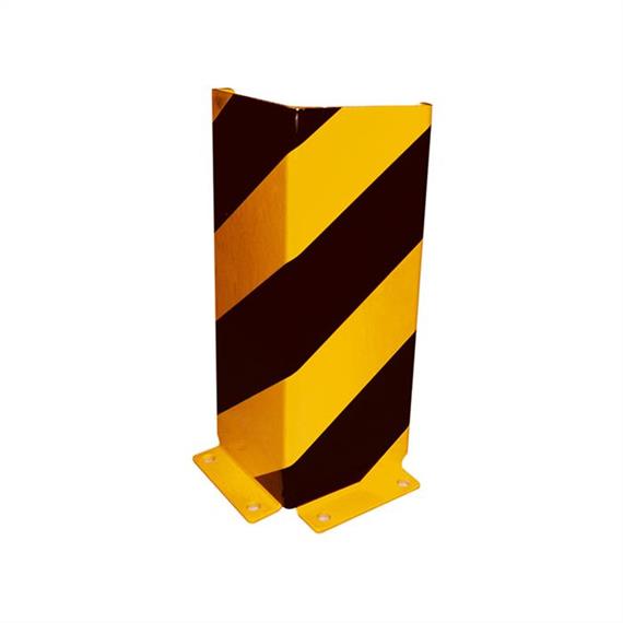 Collision protection angle with reinforced edges