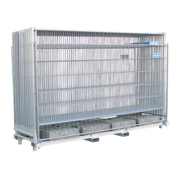Combi pallet for transport and storage of mobile fence elements
