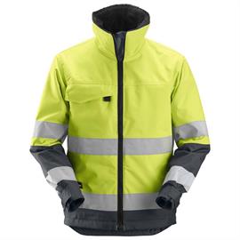 Core heat-insulated high-vis work jacket, high-visibility class 3, yellow