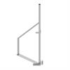 Corner wooden fence post and corner top