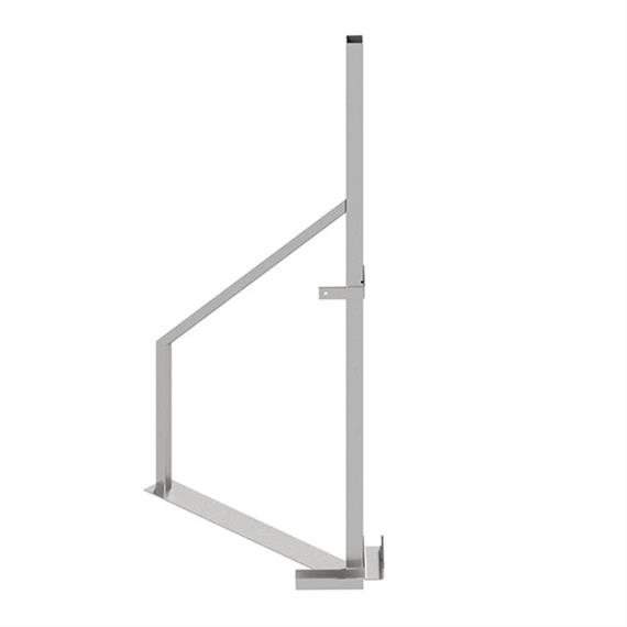 Corner wooden fence post and corner top
