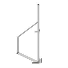 Corner wooden fence post and corner top