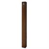 Corten steel tube style bollard