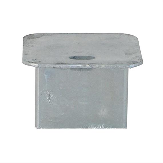 Cover cap for post hot dip galvanized