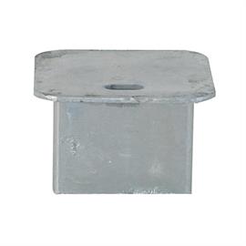Cover cap for post hot dip galvanized