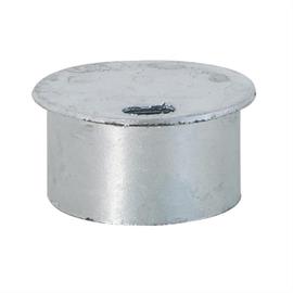 Cover cap for post hot dip galvanized
