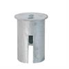 Cover cap for post hot dipped galvanized