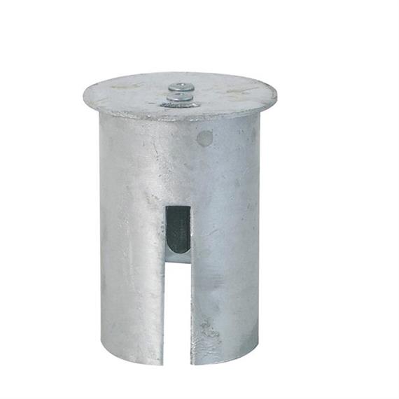 Cover cap for post hot dipped galvanized