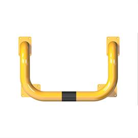 Crash bar double bar steel tube - Ø 76 mm yellow / black
