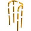 Crash bar double bar steel tube - Ø 76 mm yellow / black | Bild 4