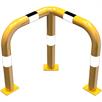 Crash bar 90° isosceles steel tube - Ø 76 mm yellow / black | Bild 2