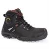 DEFENDER - Safety shoes high, made of WPA water-repellent leather with ankle protection - Size: 37