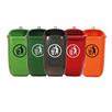 Flexi litter garbage can without column for disposing of dog waste  RAL 2004 pure orange | Bild 2