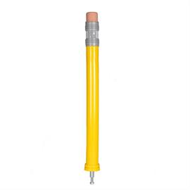 Flexible pencil bollard - yellow