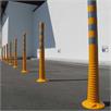 Flexible shut-off post orange 1000 mm with black stripes | Bild 5