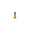 Flexible shut-off post orange 450 mm with black stripes