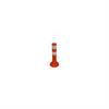 Flexible shut-off post orange 450 mm with reflective stripes