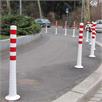 Flexible shut-off post white 450 mm with red reflective stripes | Bild 2