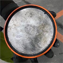 Gasket for glass bead tank