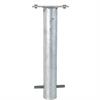 Ground sleeve for folding barrier post