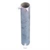 Ground sleeve with two screw connections for Ø 48, - Ø 60, - Ø 76 mm tube posts