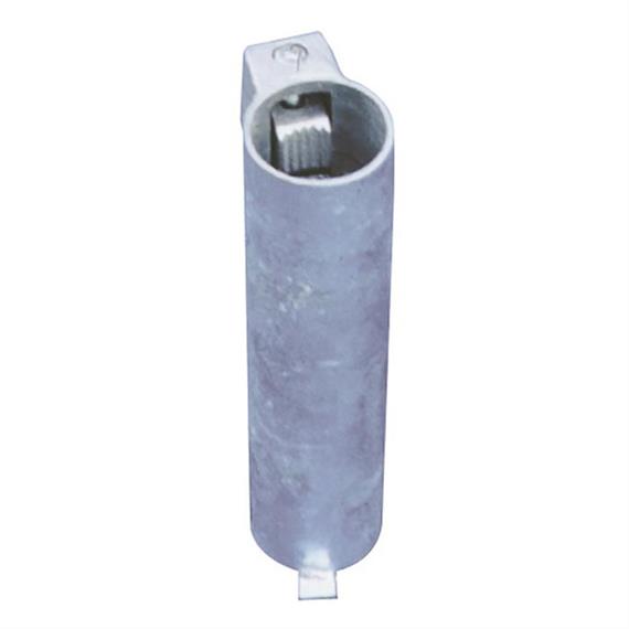 Ground socket with locking device for Ø 60 / 76 mm tube posts