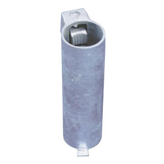 Ground socket with locking device for Ø 60 / 76 mm tube posts