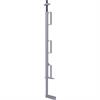 Guardrail clamp with wing nut
