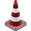 Guiding cone in two parts according to TL with reflective foil jacket - height 500 mm - foil type1