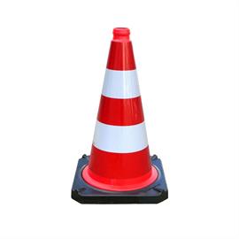 Guiding cone in two parts according to TL with reflective foil jacket - height 500 mm - foil type1