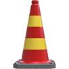 Guiding cone two-piece good stability, stackable, foot plate made of recycled material, extremely slidable | Bild 2