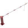 Hand barrier with gas spring and pendulum support