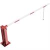 Hand barrier with gas spring and pendulum support