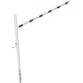 Height limiter rotatable for setting in concrete