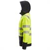 High-vis hooded jacket with full-length zipper, high-vis class 2, yellow/black - Size L | Bild 3