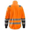 High-vis jacket with full-length zipper, high-vis class 2, orange | Bild 2