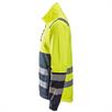 High-vis jacket with full-length zipper, high-vis class 2, yellow | Bild 3