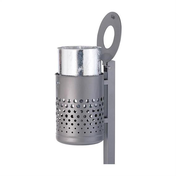 Insert container for waste garbage can type 4034, hot-dip galvanized